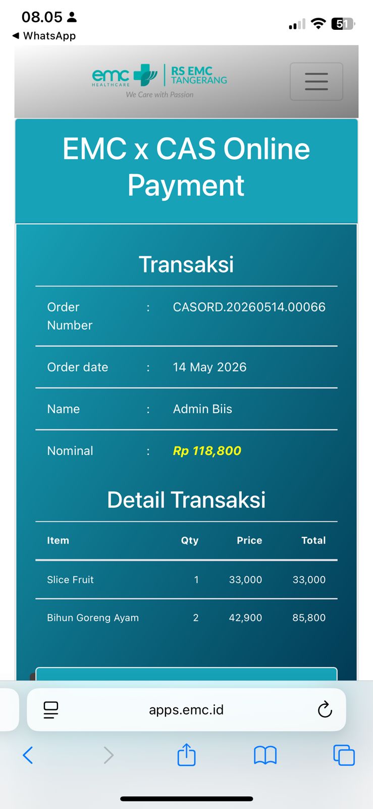 fitur QR code pemesanan makanan pasien rumah sakit - 03